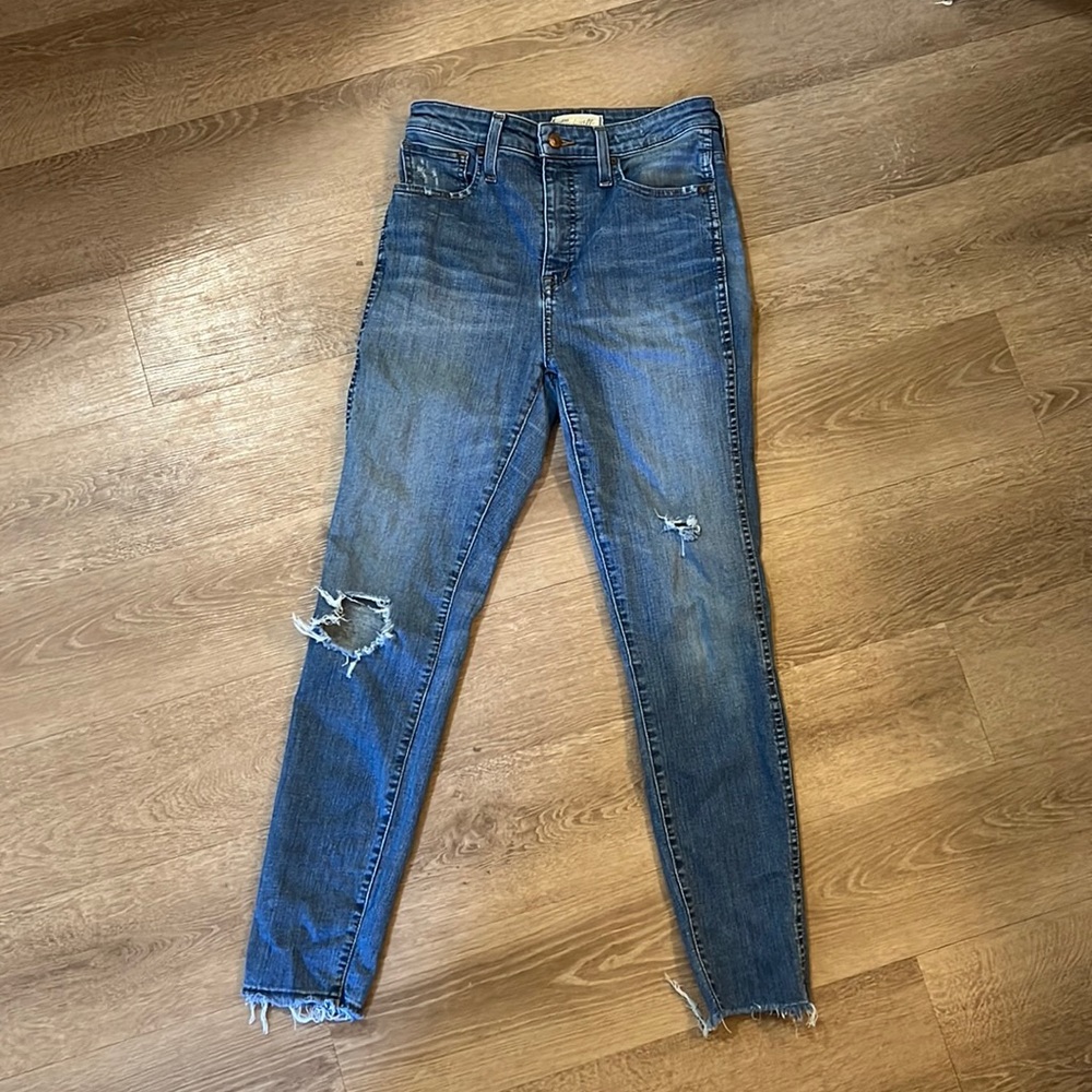 Madewell curvy high rise skinny jeans